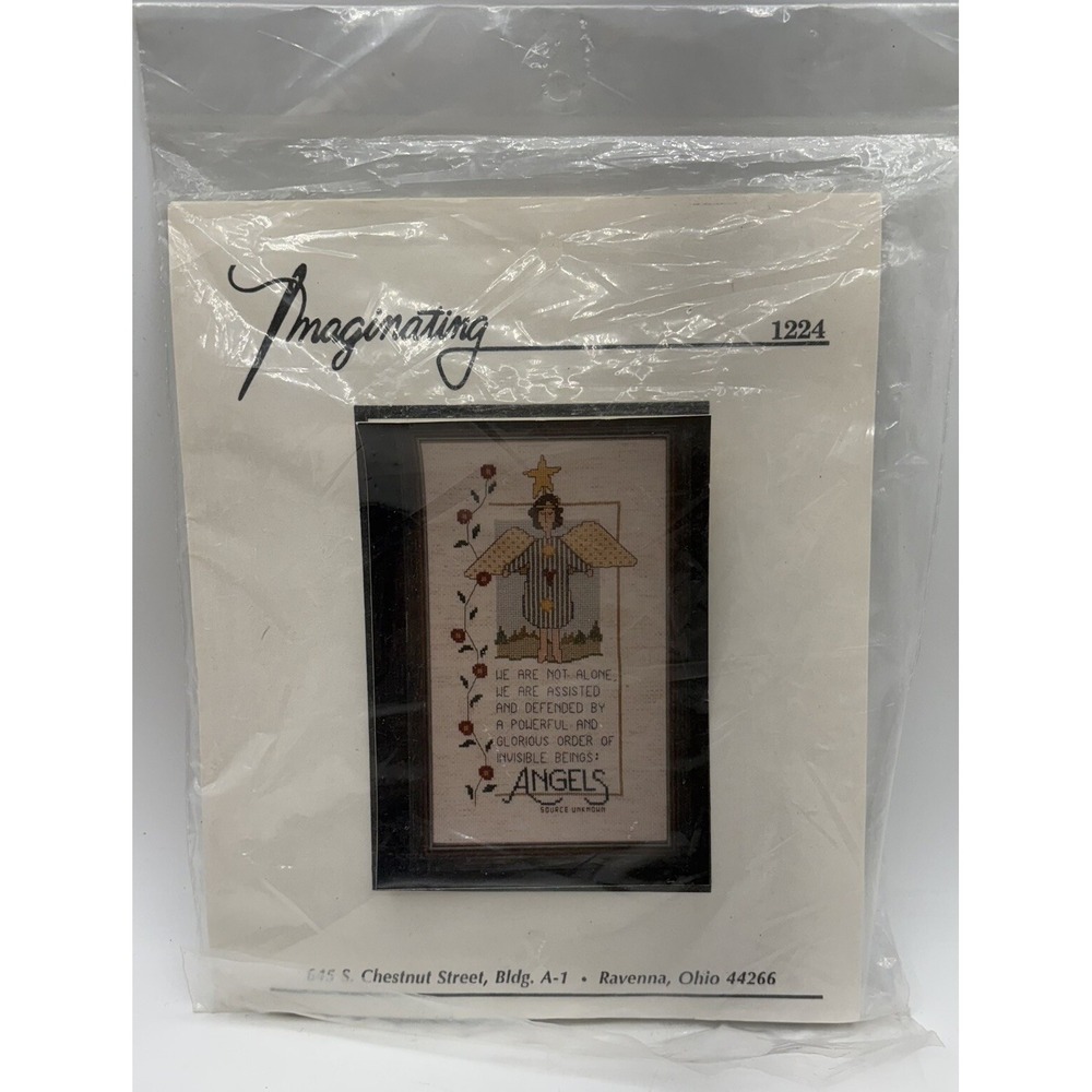 Imaginating Invisible Beings Angel Counted Cross Stitch Kit Brand New #42